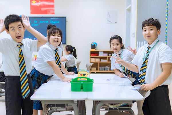 开学第一天,南通惠立学校